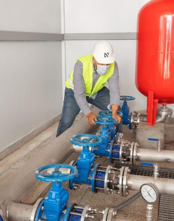 Réalisation de station clé en mains de surpression d’eau potable du lotissement IKAMAT EL ALAMI